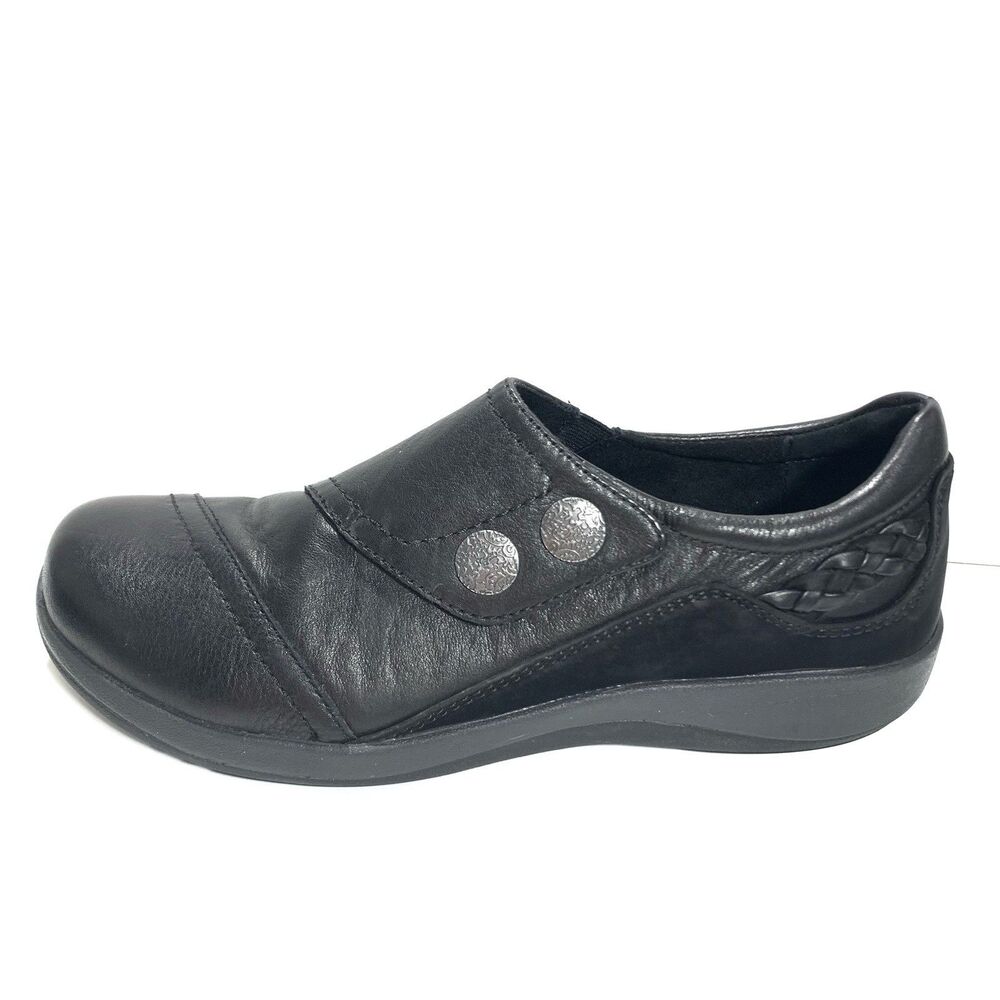 Aetrex Leather Adjustable Comfort Shoes Women’s Size 8.5
